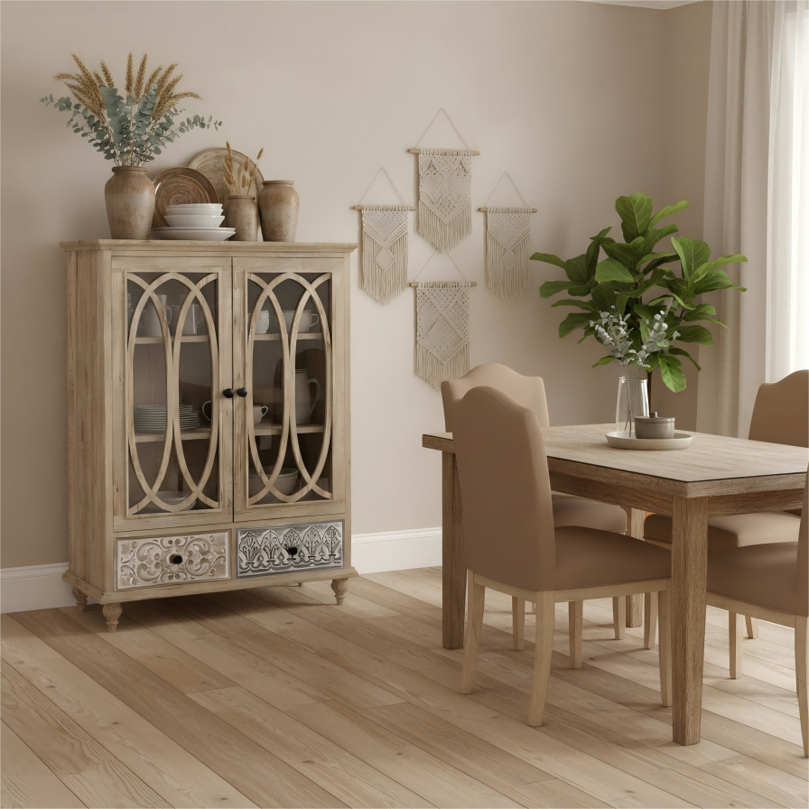 Arcade Filigree 2-Door 2-Drawer Chest